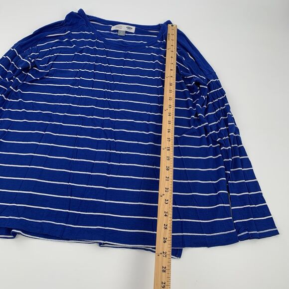 Old Navy Striped Long Sleeve Casual Maternity Top Size Large Womens Blue White L - Picture 6 of 6